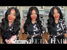 Load and play video in Gallery viewer, GEETA HAIR CURTAIN BANGS WIG RESALE 40% OFF
